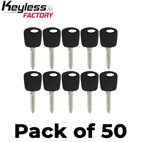 50 x H74 / H86 Ford Mazda Lincoln Transponder Key (4D60 Chip) (AFTERMARKET) (Bundle of 50) 50 x H74 / H86 Ford Mazda Lincoln Transponder Key (4D60 Chip) (AFTERMARKET) (Bundle of 50)