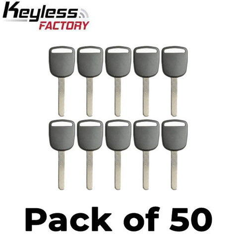 50 x Honda HO01 Transponder Key (AFTERMARKET) (Bundle of 50) 50 x Honda HO01 Transponder Key (AFTERMARKET) (Bundle of 50)