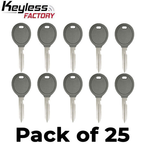 25 x Chrysler/ Dodge/ Jeep Y160 Transponder Key (4D64) (AFTERMARKET) (Bundle of 25) 25 x Chrysler/ Dodge/ Jeep Y160 Transponder Key (4D64) (AFTERMARKET) (Bundle of 25)