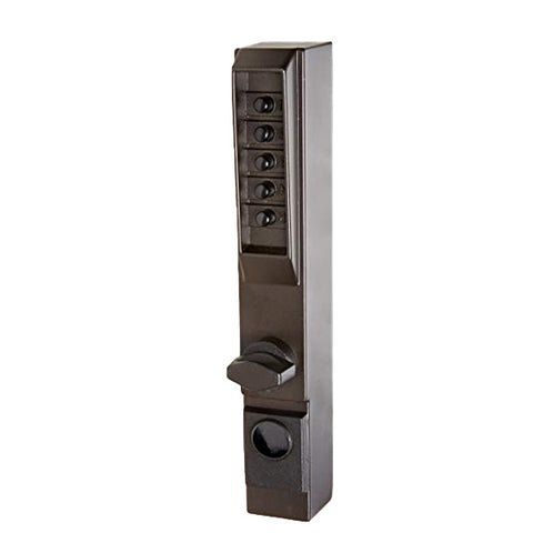 Simplex - 3001 - Pushbutton Narrow Stile Thumbturn Lock - Passage/Lockout - Duranodic Finish Simplex - 3001 - Pushbutton Narrow Stile Thumbturn Lock - Passage/Lockout - Duranodic Finish