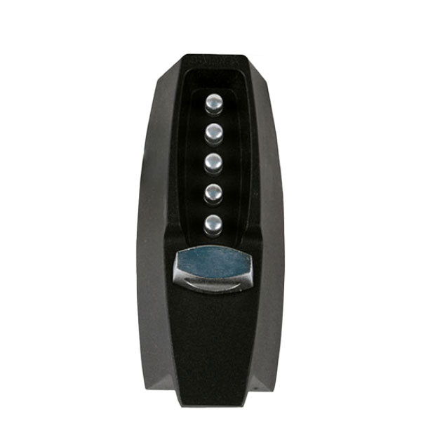 Simplex - 7102 - Mechanical Pushbutton Deadbolt Keyless Lock - 2 3/4" Backset - Black