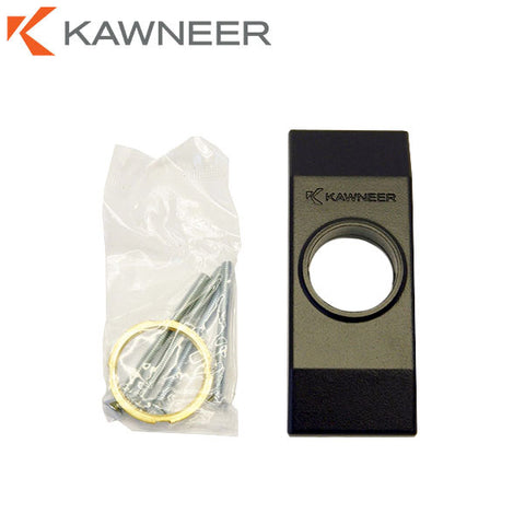 Kawneer - KW133626-40 - Cylinder Mounting Pad for 1686 Exit Device - Dark Bronze Kawneer - KW133626-40 - Cylinder Mounting Pad for 1686 Exit Device - Dark Bronze