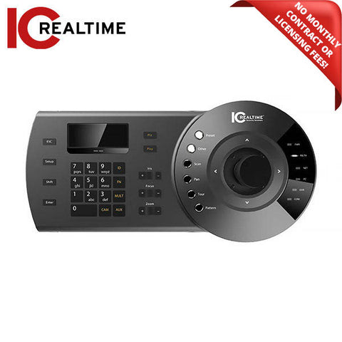 IC Realtime - KB300 / Network Based High Speed Controller 3D PTZ/DVR Joystick IC Realtime - KB300 / Network Based High Speed Controller 3D PTZ/DVR Joystick