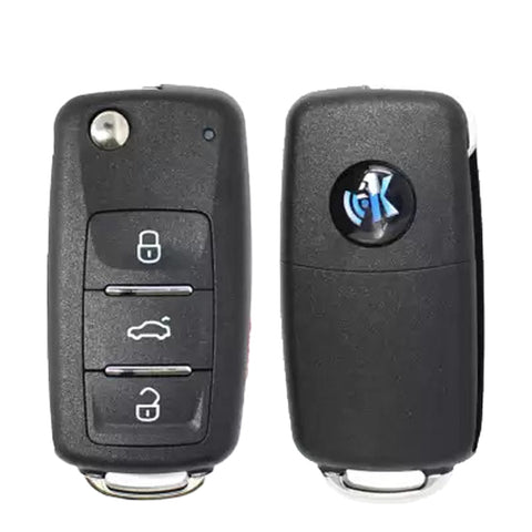 KEYDIY - 4-Button Universal Flip Key - VW Style (NB08-3+1) KEYDIY - 4-Button Universal Flip Key - VW Style (NB08-3+1)
