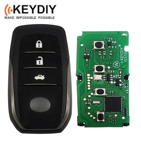 KEYDIY - 4-Button Toyota Lexus Smart Key - Toyota Style - 8A Chip (KD-TB01-04) KEYDIY - 4-Button Toyota Lexus Smart Key - Toyota Style - 8A Chip (KD-TB01-04)