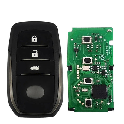 KEYDIY - 4-Button Toyota Lexus Smart Key - Toyota Style - 8A Chip (KD-TB01-04) KEYDIY - 4-Button Toyota Lexus Smart Key - Toyota Style - 8A Chip (KD-TB01-04)