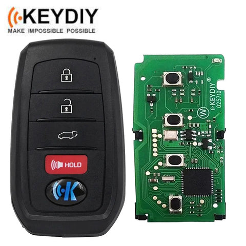 KEYDIY - 4-Button Toyota Lexus Smart Key - Toyota Style - 8A Chip (KD-TB01-04) KEYDIY - 4-Button Toyota Lexus Smart Key - Toyota Style - 8A Chip (KD-TB01-04)