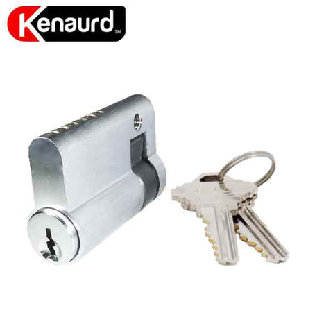 Profile Cylinder – Single Sided - 26D – Satin Chrome - 2 Keys - 6 Pin (SC1) (1-3/4" 46mm) Profile Cylinder – Single Sided - 26D – Satin Chrome - 2 Keys - 6 Pin (SC1) (1-3/4" 46mm)