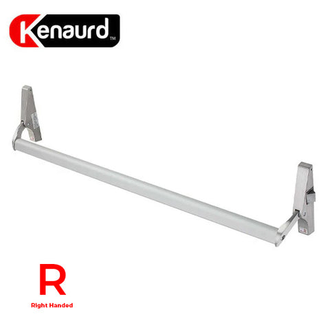 Commercial Grade 1 - Cross Bar Panic Exit Device For Glass Doors - Aluminium 42" - RHR Commercial Grade 1 - Cross Bar Panic Exit Device For Glass Doors - Aluminium 42" - RHR