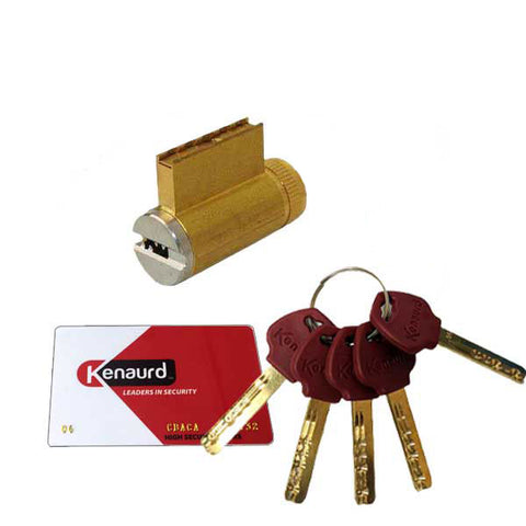 Key Controlled - (Key-In-Knob) KIK Cylinder - 06 Keyway - 26D - Satin Chrome Key Controlled - (Key-In-Knob) KIK Cylinder - 06 Keyway - 26D - Satin Chrome