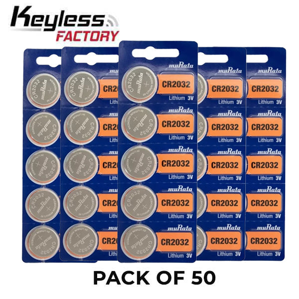 CR2032 Battery 50-Pack – 3V Lithium CR 2032 Batteries for Key Fobs CR2032 Battery 50-Pack – 3V Lithium CR 2032 Batteries for Key Fobs