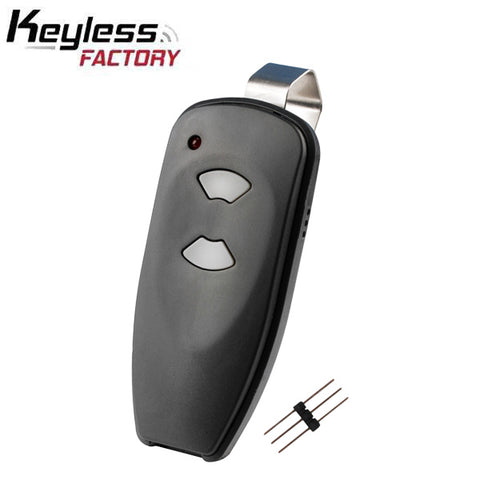 KeylessFactory - Garage Door Push Button Remote - 2 Button - Compatible with Marantec / Harrison / Martin KeylessFactory - Garage Door Push Button Remote - 2 Button - Compatible with Marantec / Harrison / Martin