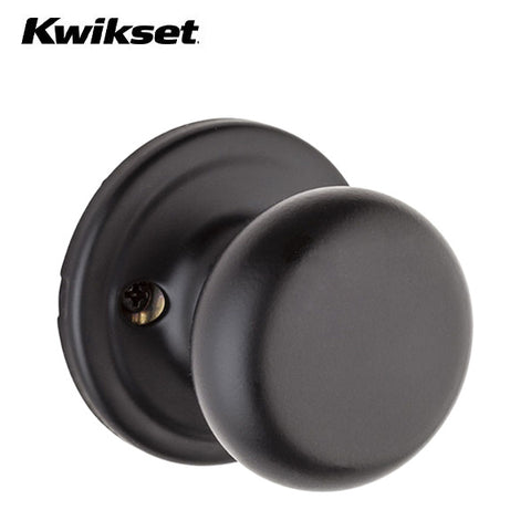 Kwikset - 788H - Hancock Knob - Half Dummy - Pull Only - Matte Black Kwikset - 788H - Hancock Knob - Half Dummy - Pull Only - Matte Black