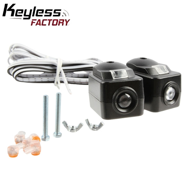 Garage door safety sensor kit replacement for Chamberlain, LiftMaster, and Craftsman models (820CB, 41A5034). Garage door safety sensor kit replacement for Chamberlain, LiftMaster, and Craftsman models (820CB, 41A5034).