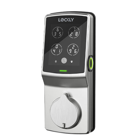 Lockly Guard - DEADBOLT 728FZ - Fingerprint Z-Wave Smart Lock - Keypad - Biometric Fingerprint-Bluetooth App Controlled - Satin Nickel Lockly Guard - DEADBOLT 728FZ - Fingerprint Z-Wave Smart Lock - Keypad - Biometric Fingerprint-Bluetooth App Controlled - Satin Nickel