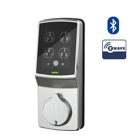 Lockly Pro - PGD728ZPUSN - GUARD - Secure PRO Electronic Deadbolt - Z-Wave Edition - Bluetooth - Satin Nickel Lockly Pro - PGD728ZPUSN - GUARD - Secure PRO Electronic Deadbolt - Z-Wave Edition - Bluetooth - Satin Nickel