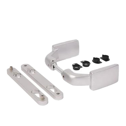 Locinox - 300FIX - Aluminum Anodized Handle Pair - Free Exit And Blocking Option Locinox - 300FIX - Aluminum Anodized Handle Pair - Free Exit And Blocking Option
