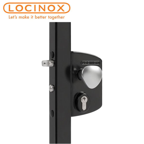 Locinox - LEKQ40U2LVSZR - Electric Lock - Fail Open - Surface Mounted - Aluminum Round Knob - Keyed Different Locinox - LEKQ40U2LVSZR - Electric Lock - Fail Open - Surface Mounted - Aluminum Round Knob - Keyed Different