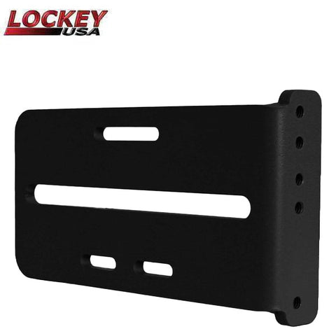 Lockey - PS-SB - Adjustable Strike Bracket for Panic Bars - Powder Coated - Black Lockey - PS-SB - Adjustable Strike Bracket for Panic Bars - Powder Coated - Black
