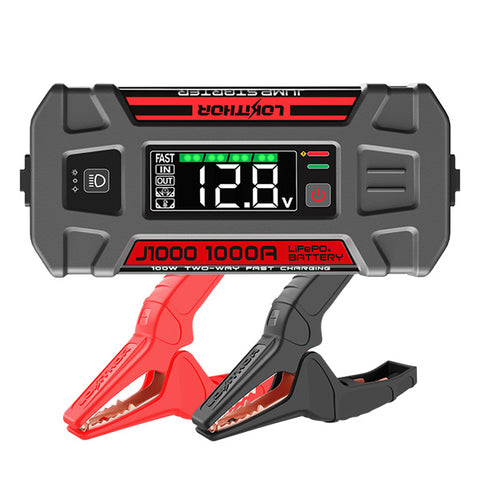 LOKITHOR - J1000 - Lithium Jump Starter - 1000A - w/LiFeP04 Safety Battery - 12V LOKITHOR - J1000 - Lithium Jump Starter - 1000A - w/LiFeP04 Safety Battery - 12V