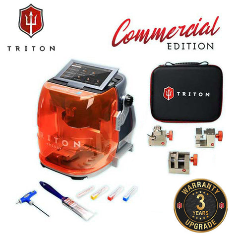 Triton PLUS - Automatic Key Cutting Machine - One Machine Does It All (Commercial Edition) Triton PLUS - Automatic Key Cutting Machine - One Machine Does It All (Commercial Edition)