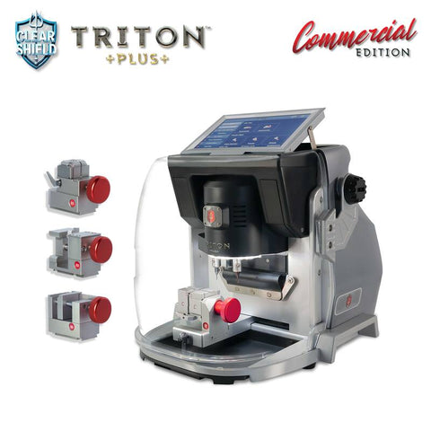 Triton PLUS - Automatic Key Cutting Machine - One Machine Does It All (Commercial Edition)