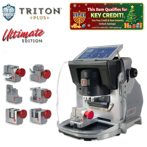 Triton PLUS - Automatic Key Cutting Machine - One Machine Does It All (Ultimate Edition)