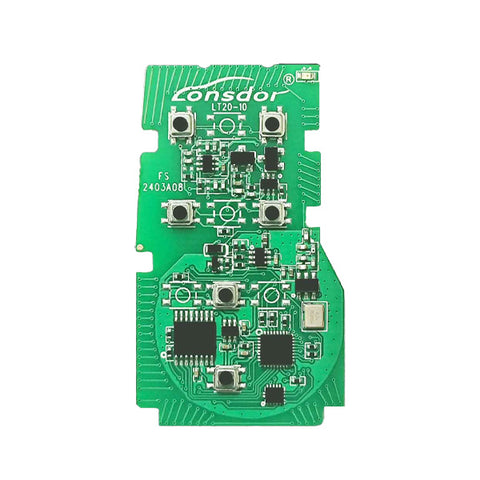 2023 Toyota / LT20-10-6 / 8A-BA PCB Board / 6-Button Smart Key PCB for K518 K518PRO KH100+ / Switchable Frequency 2023 Toyota / LT20-10-6 / 8A-BA PCB Board / 6-Button Smart Key PCB for K518 K518PRO KH100+ / Switchable Frequency