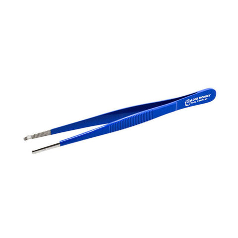 Pin-Grabbing Tweezer With Grooved Tip (MK390) (LOCK MONKEY) Pin-Grabbing Tweezer With Grooved Tip (MK390) (LOCK MONKEY)