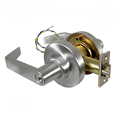 Marks USA - 195FEL - Electrified Commercial Lever Set - 2 3/4" Backset - 26D - 24VAC/DC - Fail Safe - Grade 1 Marks USA - 195FEL - Electrified Commercial Lever Set - 2 3/4" Backset - 26D - 24VAC/DC - Fail Safe - Grade 1