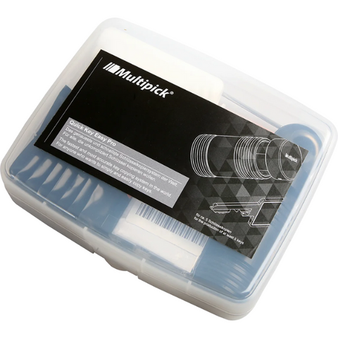 Accessories included with Quick-Key Easy Pro key duplicator for creating multiple spare keys Accessories included with Quick-Key Easy Pro key duplicator for creating multiple spare keys