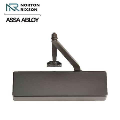 Norton - 7500 - Tri-Packed Manual Door Closer - Back Check Function - PA Bracket/Regular/Top Jamb - Adjustable Arm - Adjustable Sizes 1-6 - Plastic Cover - Dark Bronze - Fire Rated - Grade 1 Norton - 7500 - Tri-Packed Manual Door Closer - Back Check Function - PA Bracket/Regular/Top Jamb - Adjustable Arm - Adjustable Sizes 1-6 - Plastic Cover - Dark Bronze - Fire Rated - Grade 1