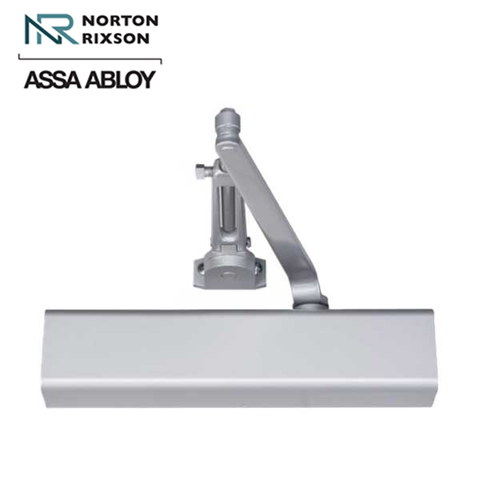 Norton - 8501H - Tri-Packed Manual Door Closer - Back Check Function - PA Bracket/Regular/Top Jamb - Adjustable Arm - Adjustable Sizes 1-6 - Satin Aluminum - Fire Rated - Grade 1 Norton - 8501H - Tri-Packed Manual Door Closer - Back Check Function - PA Bracket/Regular/Top Jamb - Adjustable Arm - Adjustable Sizes 1-6 - Satin Aluminum - Fire Rated - Grade 1