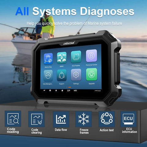 OBDStar - D800 - Marine Diagnostic Tool For Jet Ski / Outboard - 1 Year Of Free Updates OBDStar - D800 - Marine Diagnostic Tool For Jet Ski / Outboard - 1 Year Of Free Updates