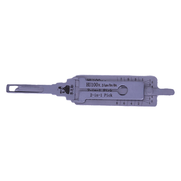 ORIGINAL LISHI - HU100 GM / 8 Cut / 2-In-1 Pick & Decoder / AG