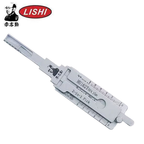 ORIGINAL LISHI - HU162 - 9-Cut With Side Cuts - Audi / Volkswagen - 2-In-1 Pick - V2 Golf MK8 - Ignition Only - Anti-Glare ORIGINAL LISHI - HU162 - 9-Cut With Side Cuts - Audi / Volkswagen - 2-In-1 Pick - V2 Golf MK8 - Ignition Only - Anti-Glare