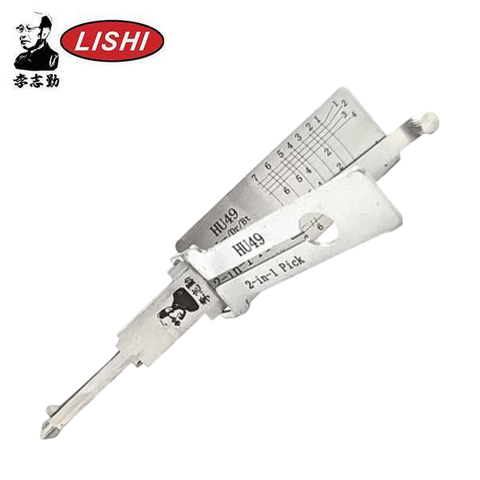 ORIGINAL LISHI - HU49-Keyway VW Audi Porsche / Ignition Door Trunk /2-in-1 Pick & Decoder ORIGINAL LISHI - HU49-Keyway VW Audi Porsche / Ignition Door Trunk /2-in-1 Pick & Decoder