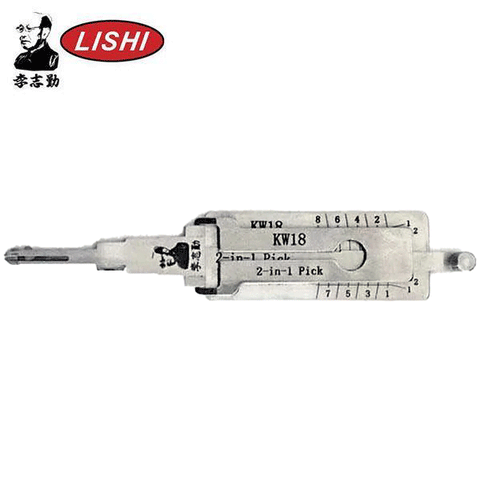 ORIGINAL LISHI - KW18 / KA33 - Keyway Kawasaki / 2-in-1 Pick & Decoder Tool / AG ORIGINAL LISHI - KW18 / KA33 - Keyway Kawasaki / 2-in-1 Pick & Decoder Tool / AG