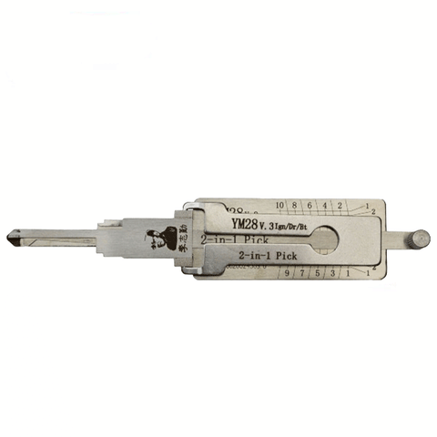 ORIGINAL LISHI - YM28 For Daewoo Opel And Vauxhall / 10-Cut / 2-in-1 Pick & Decoder ORIGINAL LISHI - YM28 For Daewoo Opel And Vauxhall / 10-Cut / 2-in-1 Pick & Decoder