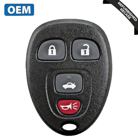 2005-2012 GM Chevrolet / 4-Button Keyless Entry Remote / PN: 15252034 / KOBGT04A (OEM Recase) 2005-2012 GM Chevrolet / 4-Button Keyless Entry Remote / PN: 15252034 / KOBGT04A (OEM Recase)