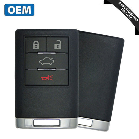 2008-2013 Cadillac CTS DTS / 4-Button Keyless Entry Remote / PN: 22889450 / OUC6000066 (OEM Recase) 2008-2013 Cadillac CTS DTS / 4-Button Keyless Entry Remote / PN: 22889450 / OUC6000066 (OEM Recase)