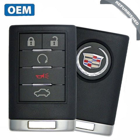 2008-2014 Cadillac CTS DTS / 5-Button Keyless Entry Remote / PN: 20998254 / OUC6000066 / OUC6000223 (Driver 1) (OEM Refurb) 2008-2014 Cadillac CTS DTS / 5-Button Keyless Entry Remote / PN: 20998254 / OUC6000066 / OUC6000223 (Driver 1) (OEM Refurb)