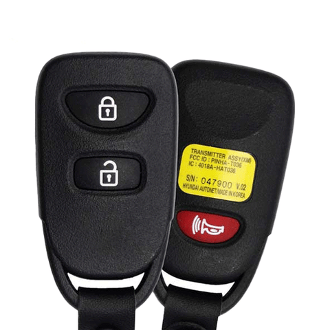 2006-2013 Kia Sorento Rio / 3-Button Keyless Entry / PN: 95430-1U000 / PINHA-T036 (OEM Recase) 2006-2013 Kia Sorento Rio / 3-Button Keyless Entry / PN: 95430-1U000 / PINHA-T036 (OEM Recase)