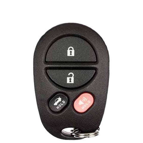 2004-2009 Toyota Avalon Solara / 4-Button Keyless Entry Remote / PN: 89742-07020 / GQ43VT20T (OEM Recase) 2004-2009 Toyota Avalon Solara / 4-Button Keyless Entry Remote / PN: 89742-07020 / GQ43VT20T (OEM Recase)