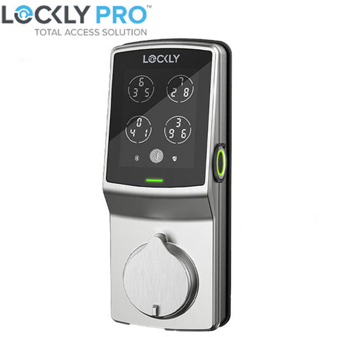 Lockly Guard - DEADBOLT 728FZ - Fingerprint Z-Wave Smart Lock - Keypad - Biometric Fingerprint-Bluetooth App Controlled - Satin Nickel Lockly Guard - DEADBOLT 728FZ - Fingerprint Z-Wave Smart Lock - Keypad - Biometric Fingerprint-Bluetooth App Controlled - Satin Nickel
