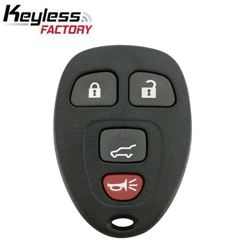 2007-2014 GM / 4-Button Keyless Entry Remote / PN: 15857835 / OUC60270 / OUC60221 (Aftermarket) 2007-2014 GM / 4-Button Keyless Entry Remote / PN: 15857835 / OUC60270 / OUC60221 (Aftermarket)