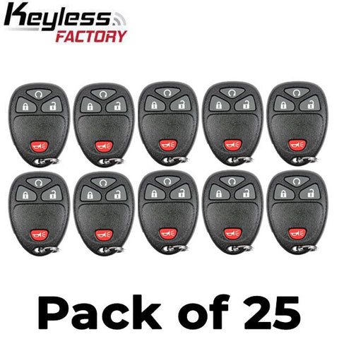 25 x 2007-2017 GM / 4-Button Keyless Entry Remote / OUC60270 / (AFTERMARKET) (Bundle of 25) 25 x 2007-2017 GM / 4-Button Keyless Entry Remote / OUC60270 / (AFTERMARKET) (Bundle of 25)