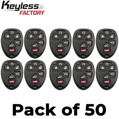50 x 2007-2014 GM / 6-Button Keyless Entry Remote / PN: 15913427 / OUC60270 / (AFTERMARKET) (Bundle of 50) 50 x 2007-2014 GM / 6-Button Keyless Entry Remote / PN: 15913427 / OUC60270 / (AFTERMARKET) (Bundle of 50)