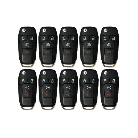 50 x 2015-2022 Ford F-Series Raptor Ranger / 4-Button Flip Key / 164-R8134 / N5F-A08TDA (AFTERMARKET) (Bundle of 50) 50 x 2015-2022 Ford F-Series Raptor Ranger / 4-Button Flip Key / 164-R8134 / N5F-A08TDA (AFTERMARKET) (Bundle of 50)