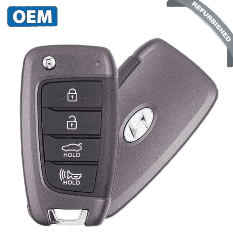 2018-2021 Hyundai Accent / 4-Button Flip Key / PN: 95430-J0800 / NYOSYEC4TX1707 (Canada) (OEM Refurb) 2018-2021 Hyundai Accent / 4-Button Flip Key / PN: 95430-J0800 / NYOSYEC4TX1707 (Canada) (OEM Refurb)